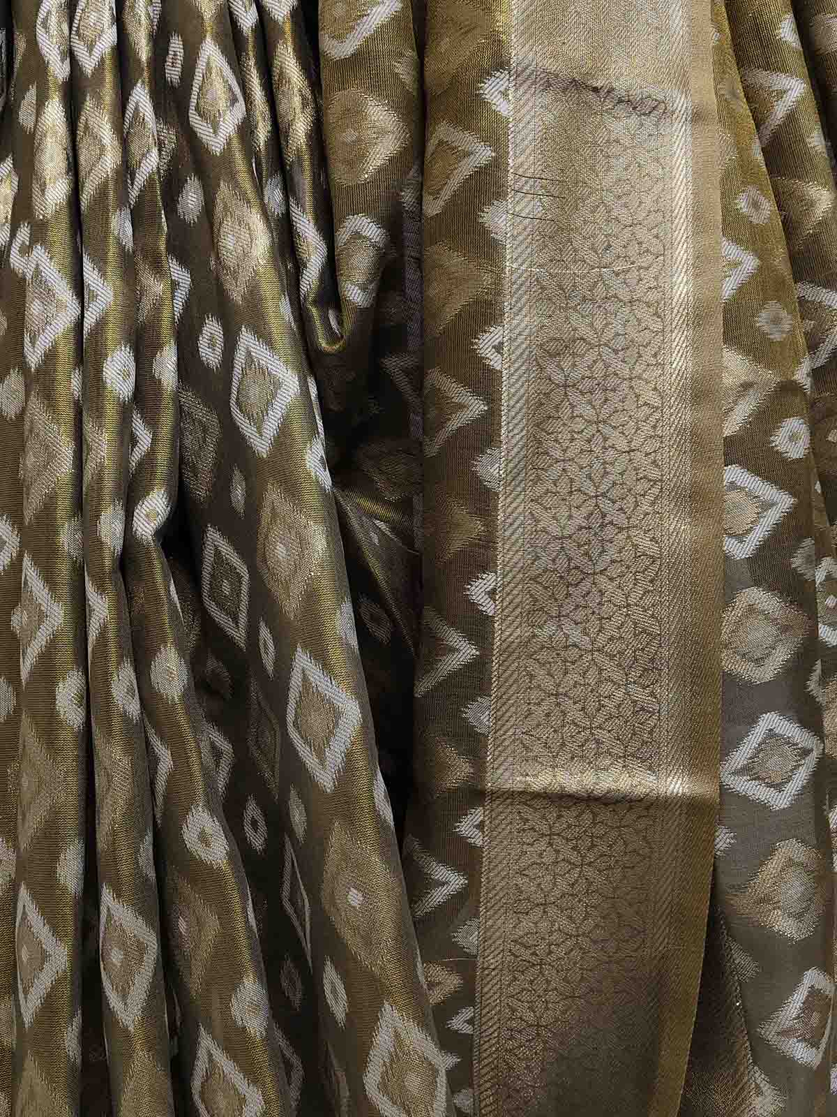 Pure Tissue Silk Ikkat Saree