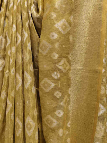 Pure Tissue Silk Ikkat Saree