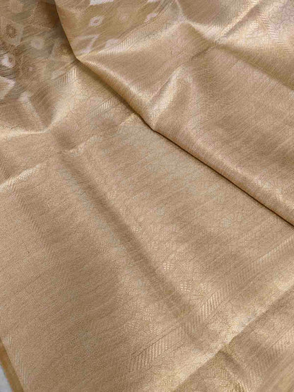 Pure Tissue Silk Ikkat Saree