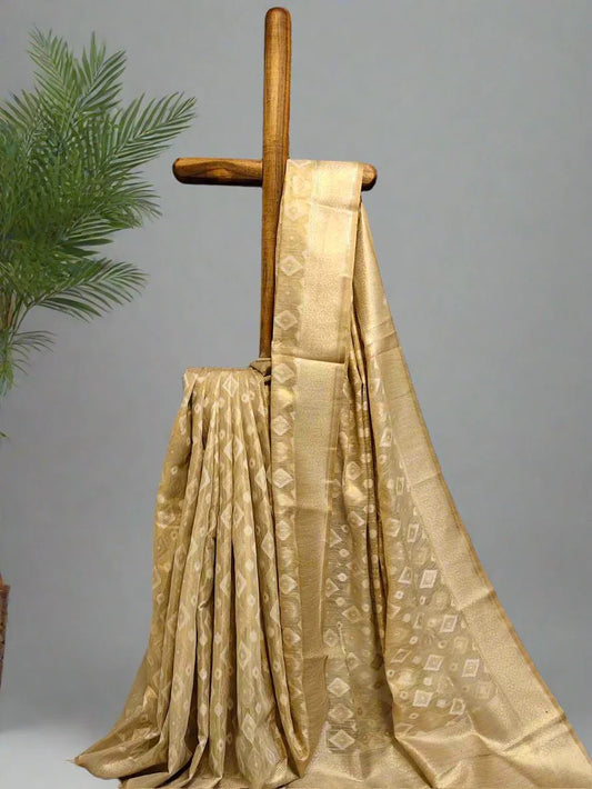 Pure Tissue Silk Ikkat Saree