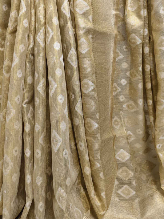 Pure Tissue Silk Ikkat Saree