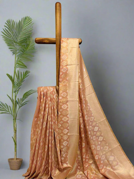 Pure Tissue Silk Ikkat Saree