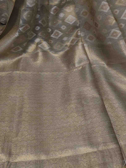 Pure Tissue Silk Ikkat Saree